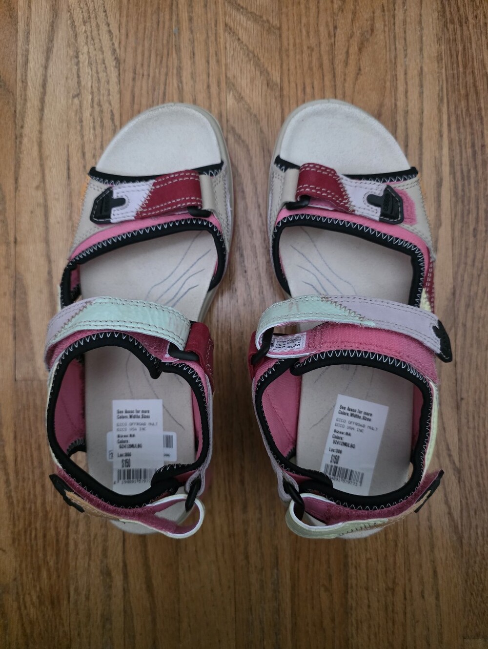 Ecco Offroad Womens Multicolor Adjustable Sport Sandals 9/9.5 US - Picture 2 of 4